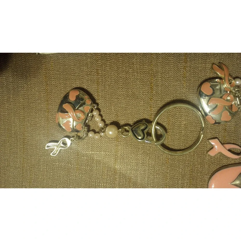 BCA‎ Keychain Pink Ribbon Breast Cancer Awareness Lot 1 Magnet